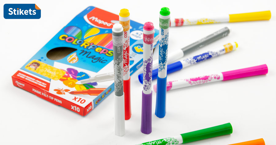 MAPED Temperamatite Verticale Doppio Foro Con Contenitore, Colori Assortiti. Pratico E Resistente Per La Scuola E L'ufficio.