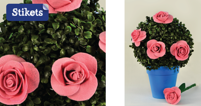 Come fare una rosa in feltro