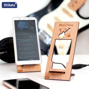 Soporto personalizzato in legno per cellulare 